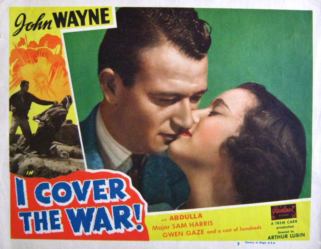 Imagem de referência de I Cover the War, descrito nos dados abertos como filme de 1937 dirigido por Arthur Lubin