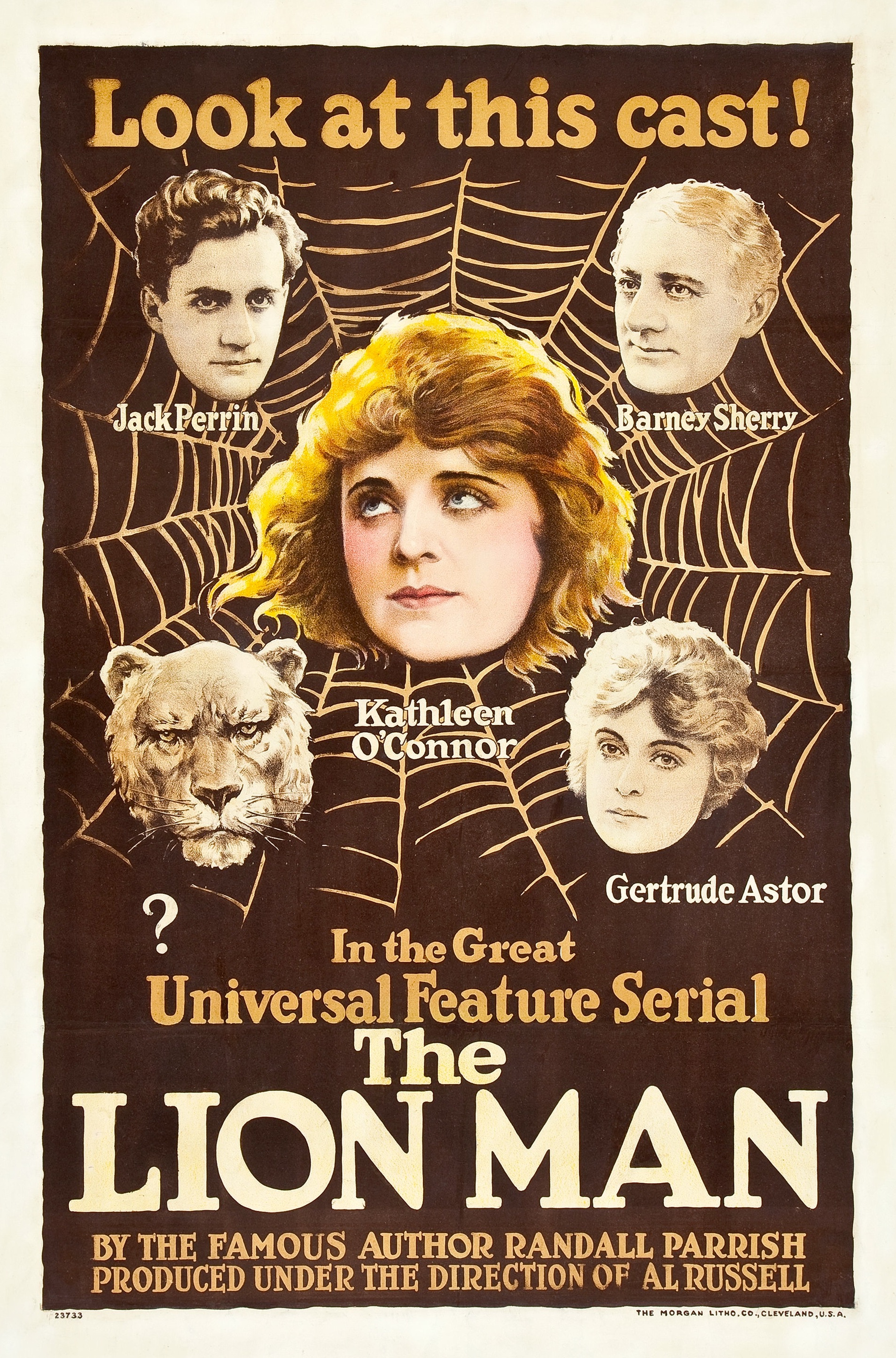 Imagem de referência de The Lion Man, descrito nos dados abertos como filme de 1919 dirigido por Albert Russell