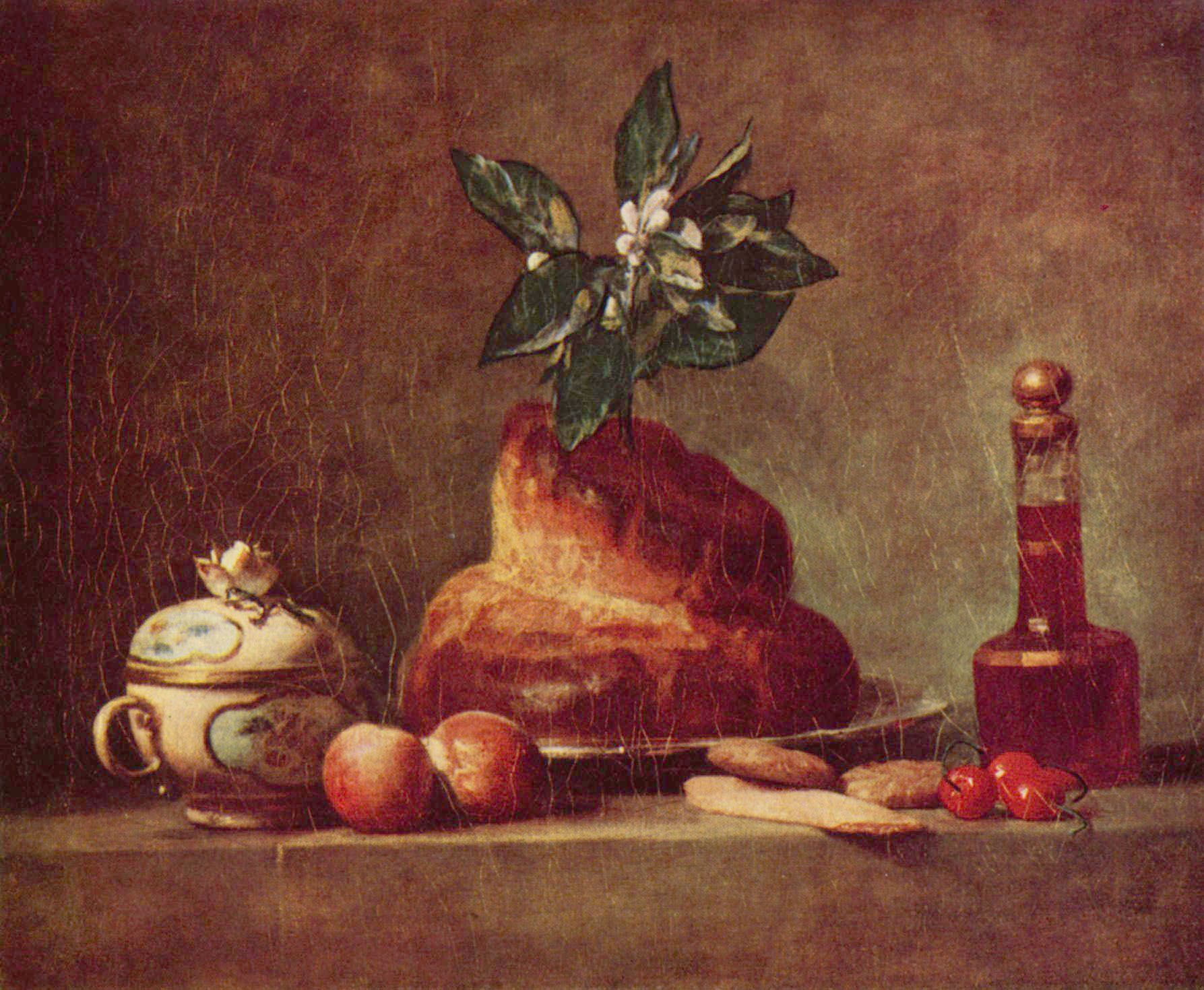 Imagem de referência de La brioche, descrito nos dados abertos como pintura de Jean-Baptiste-Siméon Chardin