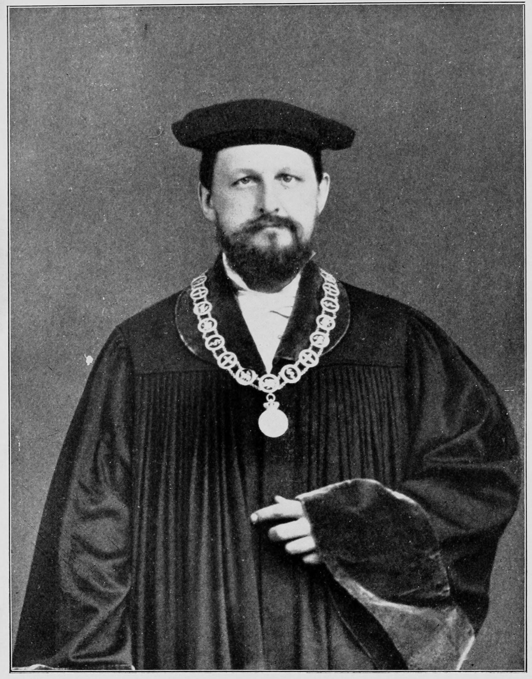 Imagem de referência relacionada a Friedrich Merkel, item descrito como professor académico alemão