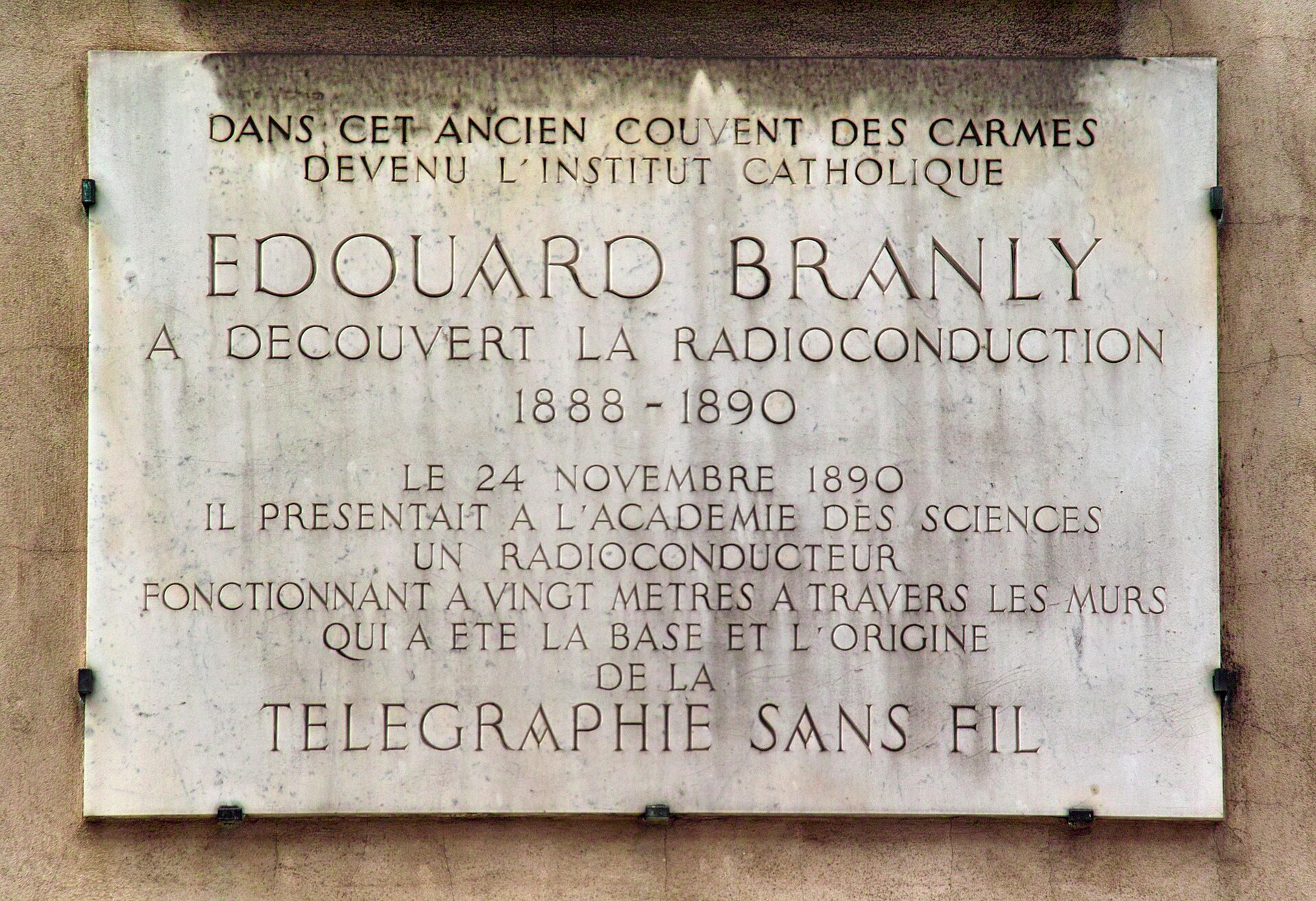 Imagem de referência relacionada a Édouard Branly, item descrito como registro de referência sobre Édouard Branly, organizado a partir de dados estruturados abertos