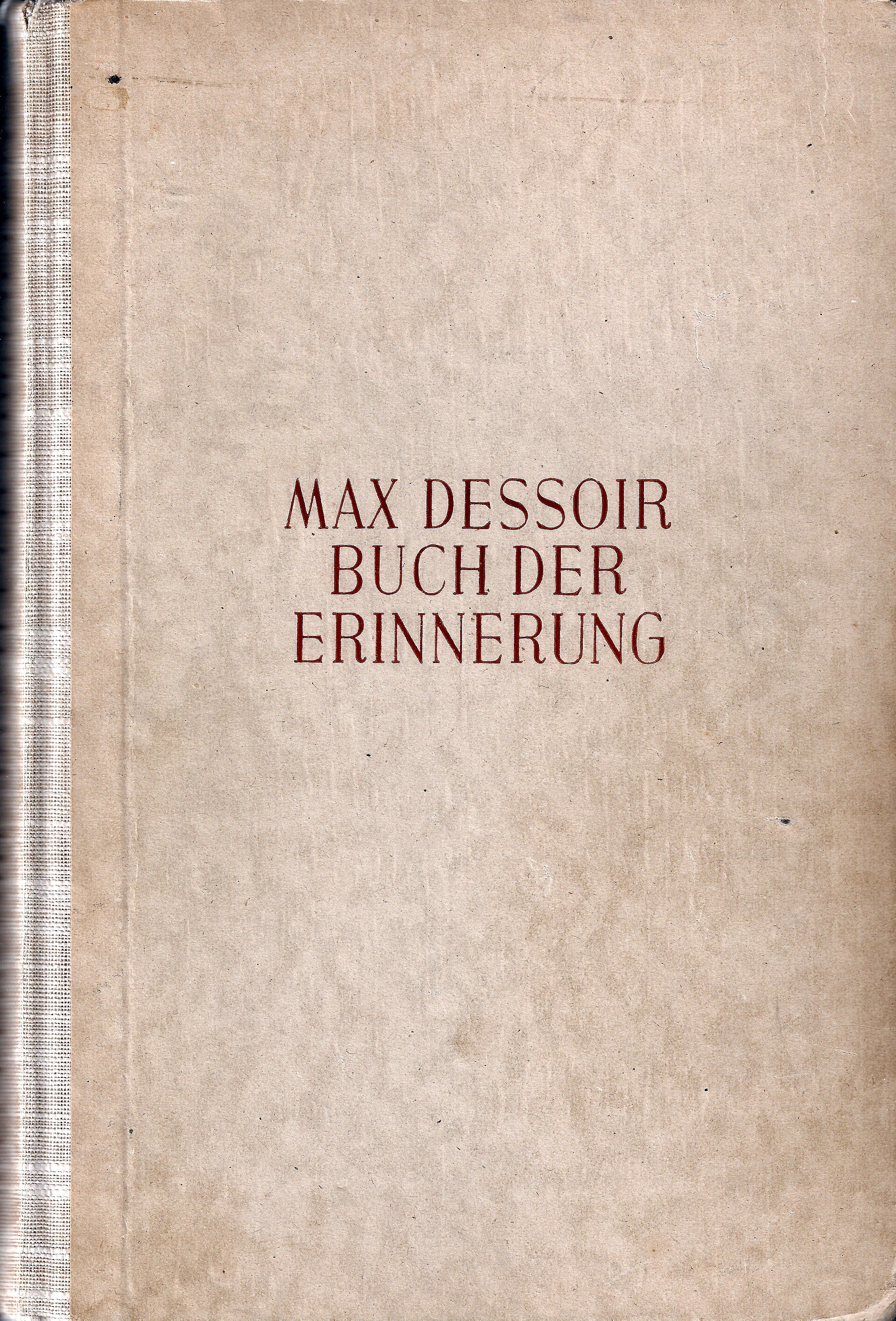 Imagem de referência relacionada a Max Dessoir, item descrito como professor académico alemão