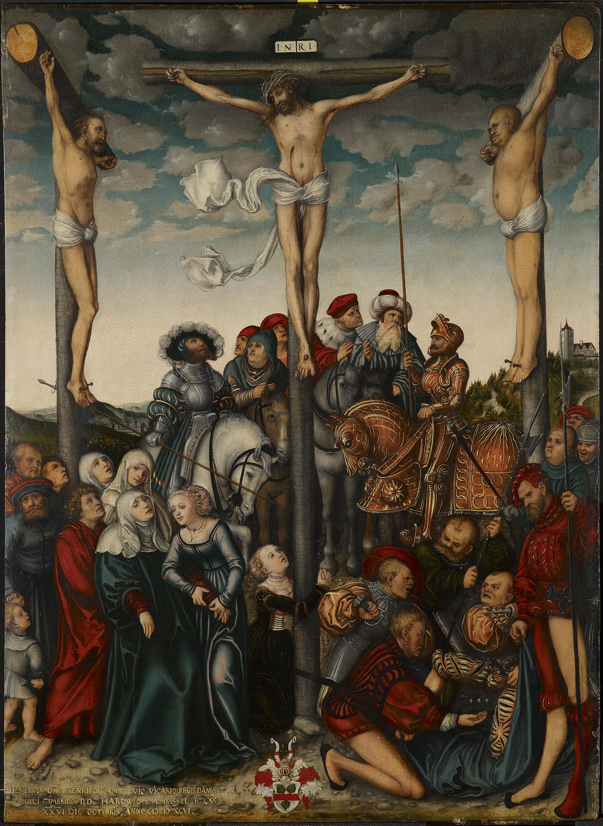 Imagem de referência de Crucificação., descrito nos dados abertos como pintura de Lucas Cranach, o Velho