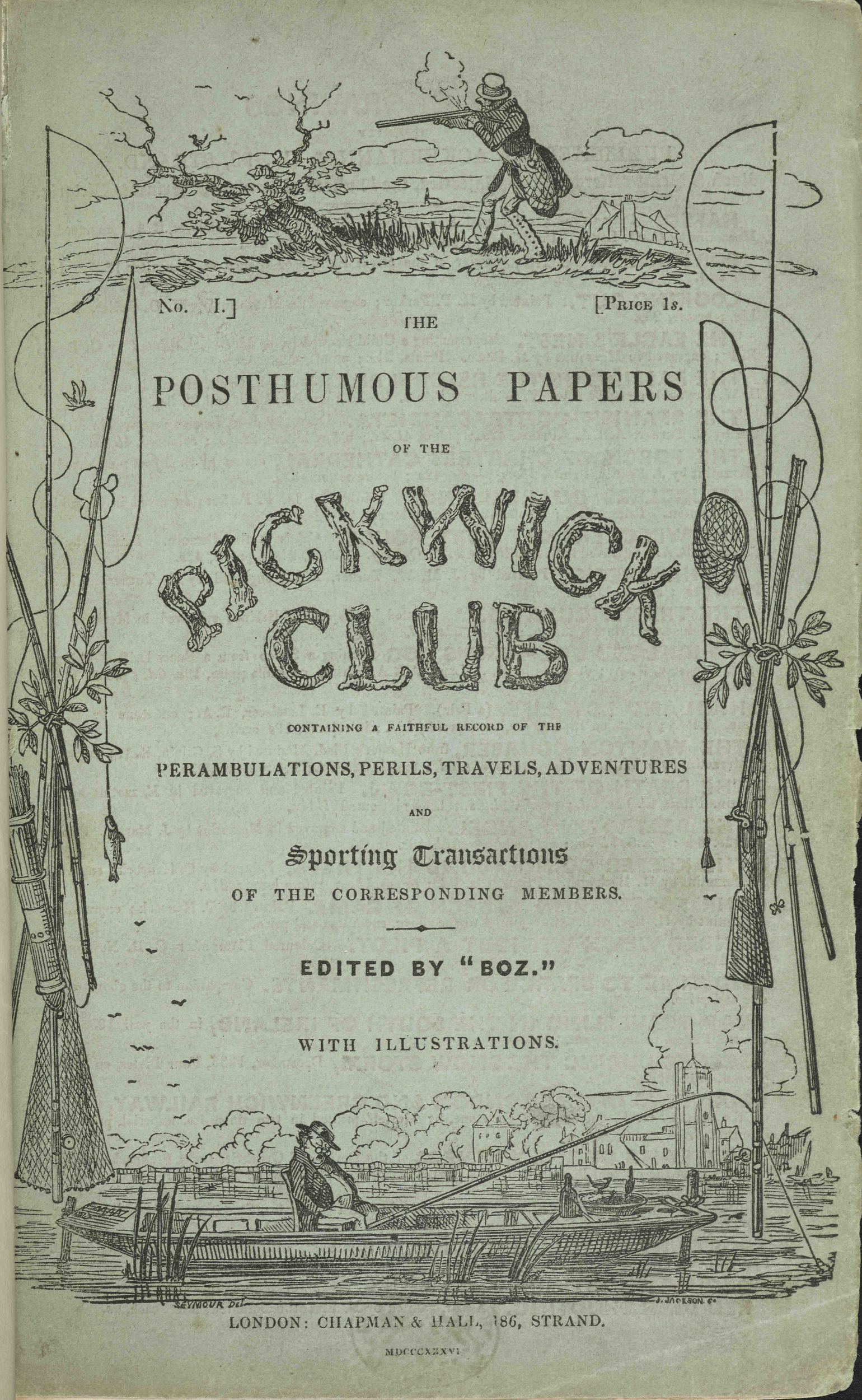 Imagem de referência de The Pickwick Papers, descrito nos dados abertos como livro de Charles Dickens