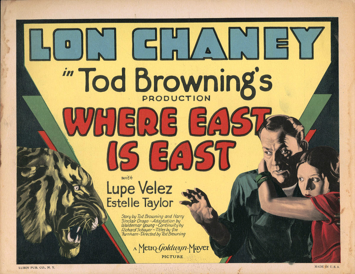 Imagem de referência de Where East Is East, descrito nos dados abertos como filme de 1929 dirigido por Tod Browning