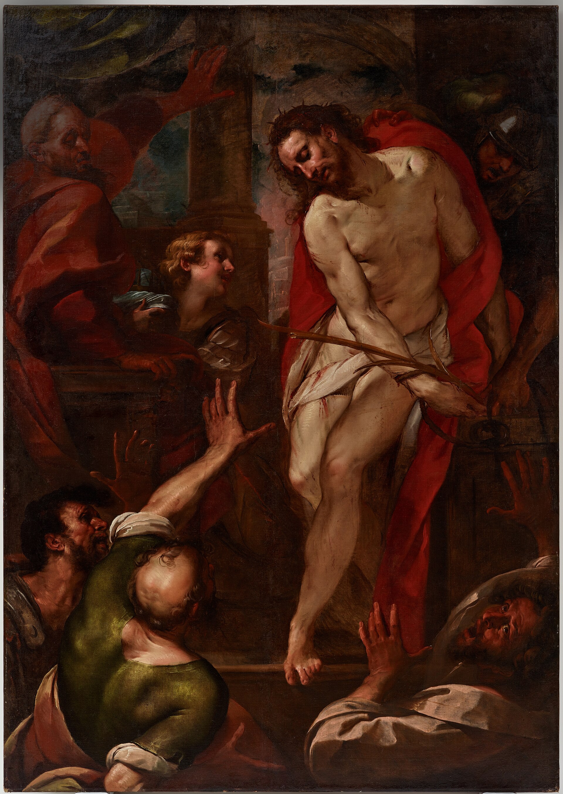Imagem de referência de Eis o Homem, descrito nos dados abertos como pintura de Giulio Cesare Procaccini