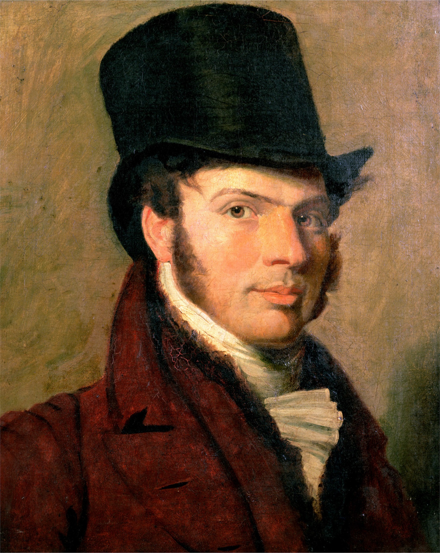 Imagem de referência de Retrato de um homem jovem, descrito nos dados abertos como pintura de Govaert Flinck