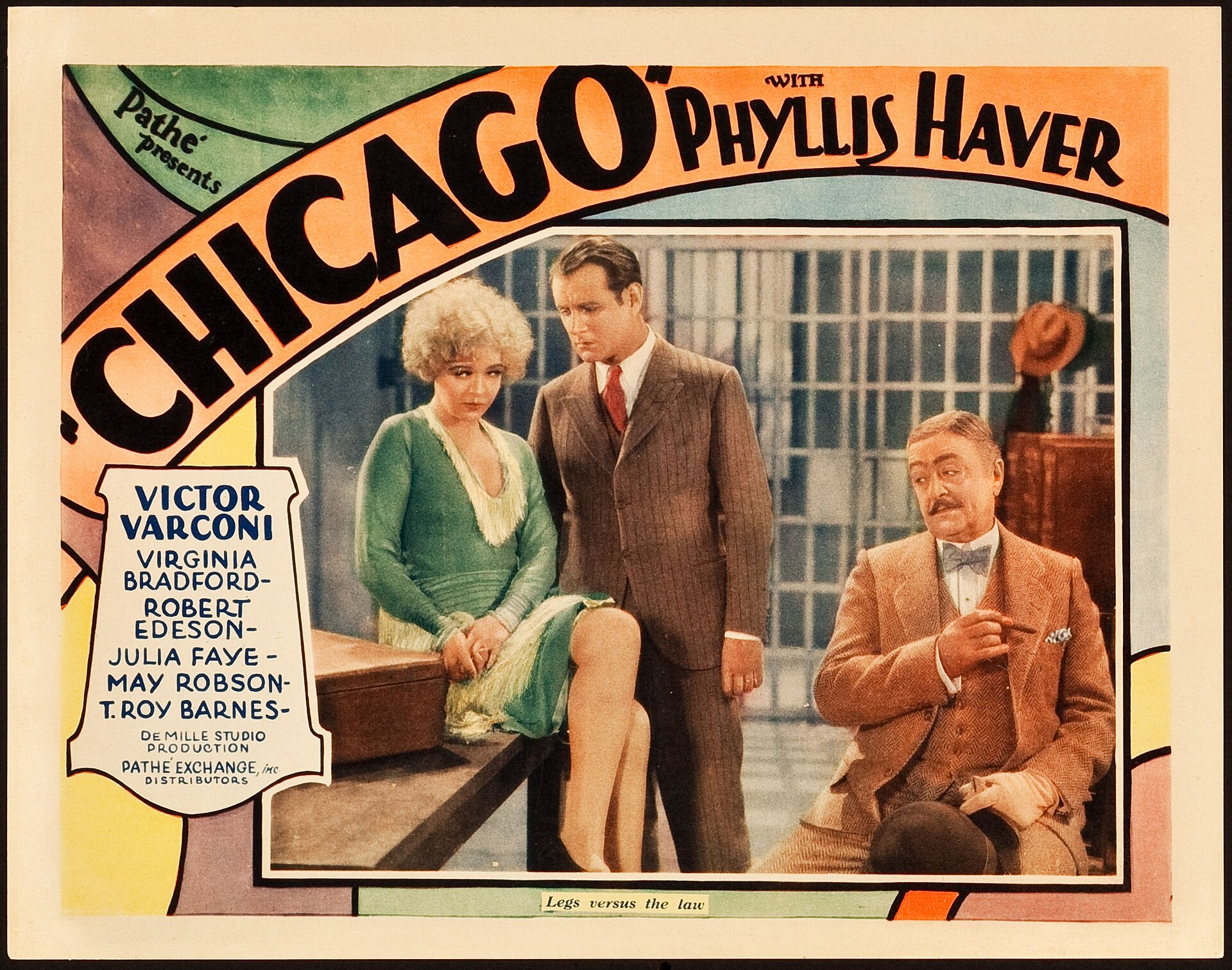 Imagem de referência de Chicago, descrito nos dados abertos como filme de 1927 dirigido por Frank John Urson