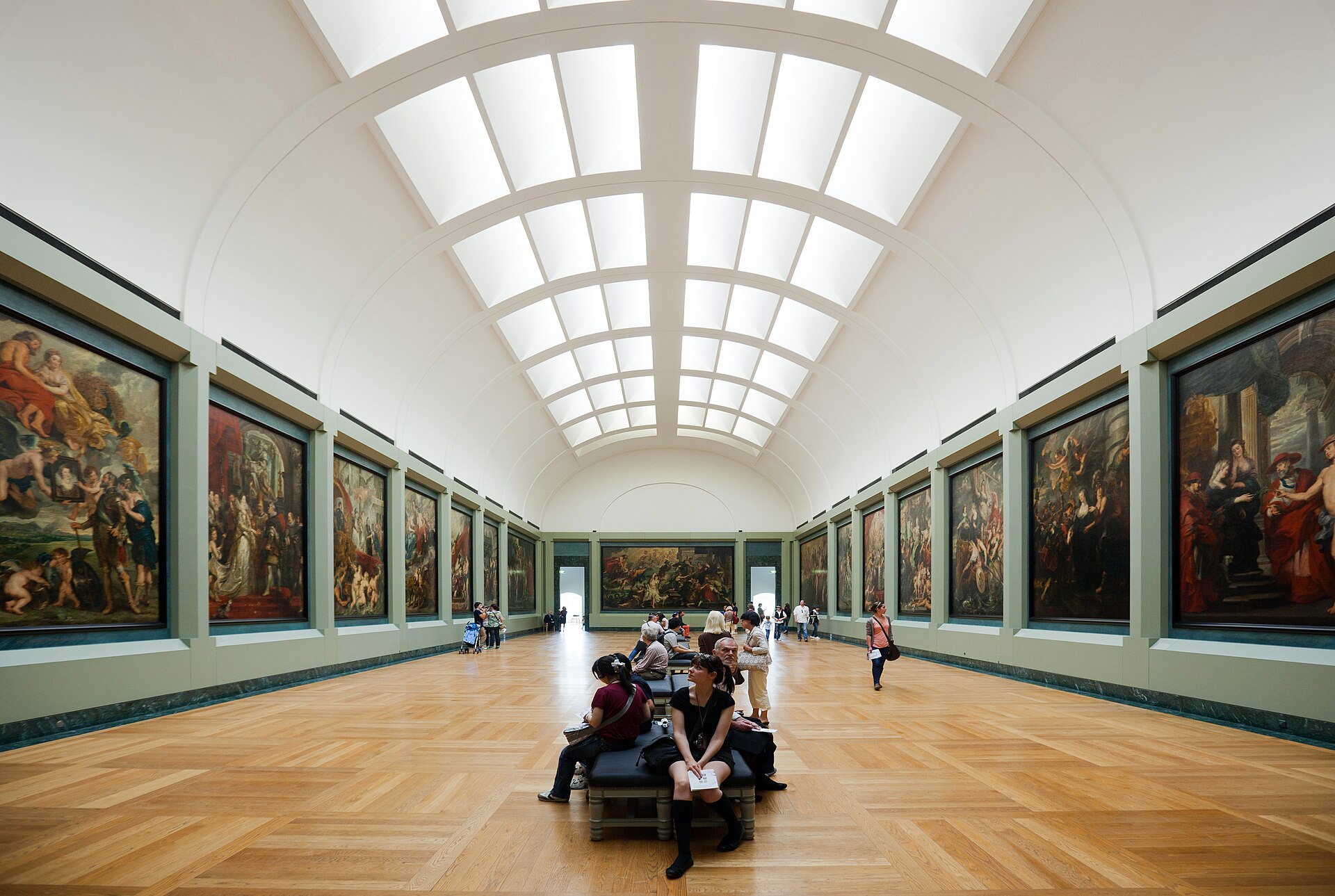 Imagem de referência de Maria de Médici - série, descrito nos dados abertos como série de 24 pinturas de Peter Paul Rubens encomendadas por Maria de' Medici