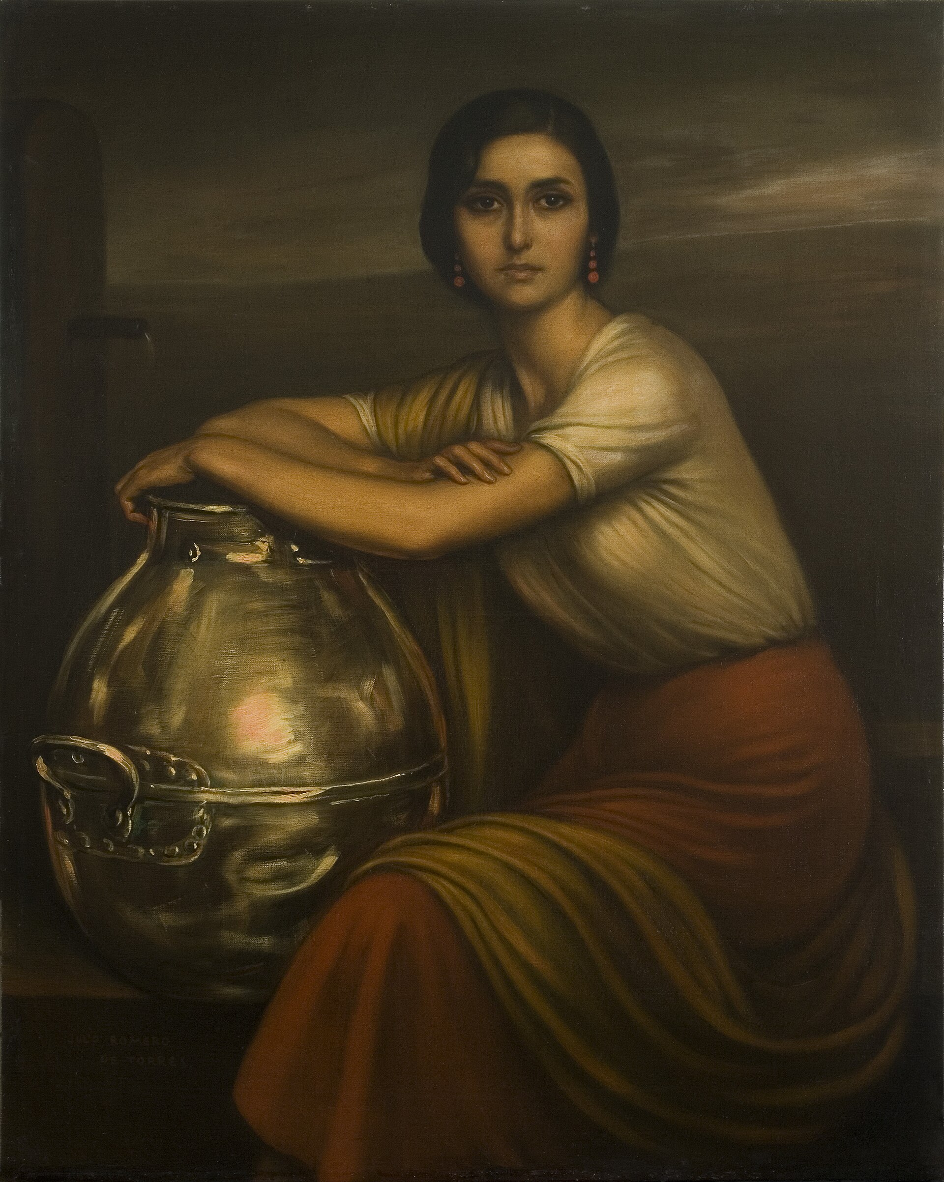Imagem de referência de Julio Romero de Torres, descrito nos dados abertos como pintor espanhol