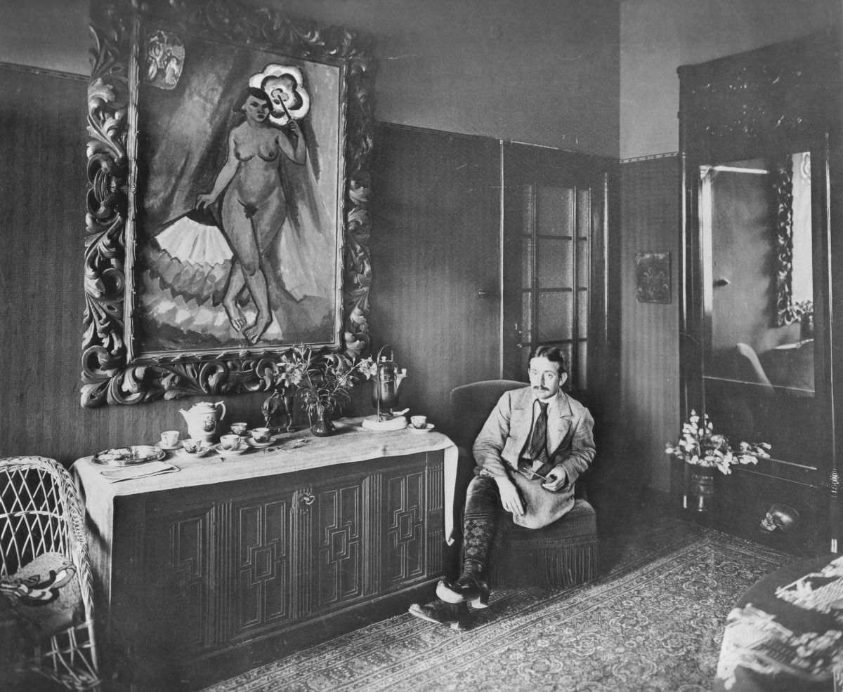 Imagem de referência de Max Pechstein, descrito nos dados abertos como pintor alemão