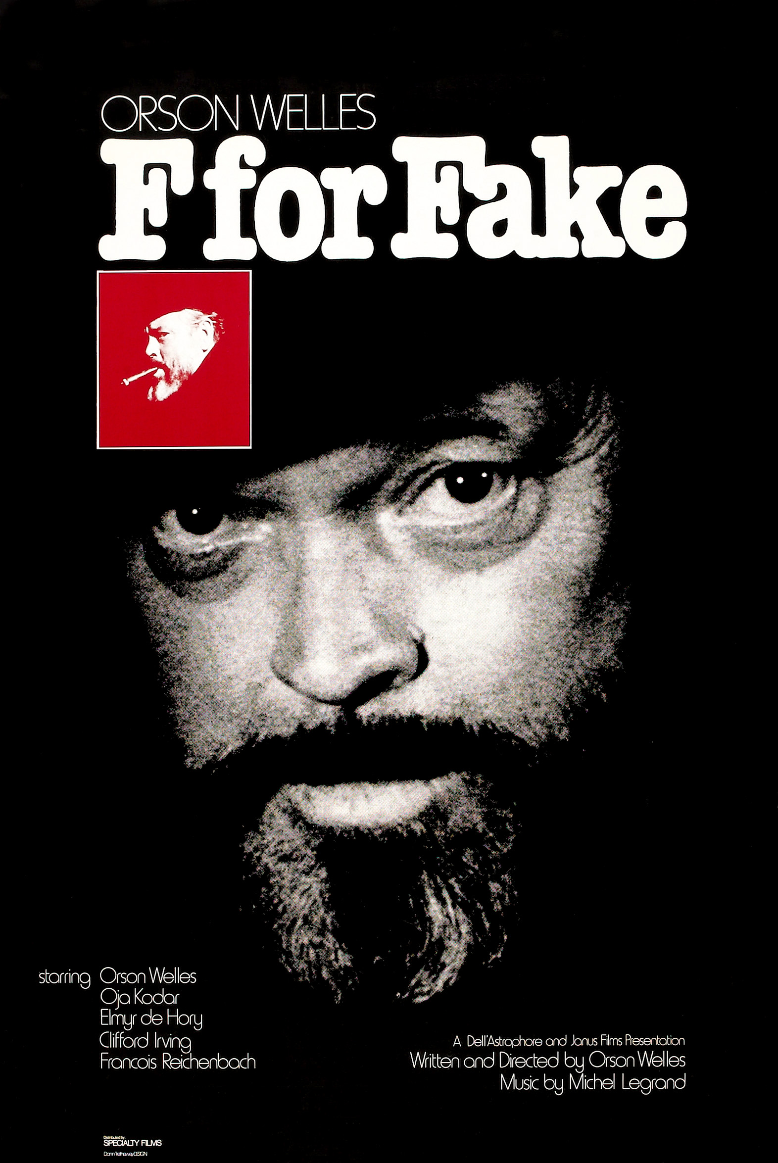 Imagem de referência de For Fake, descrito nos dados abertos como filme de 1974 dirigido por Orson Welles