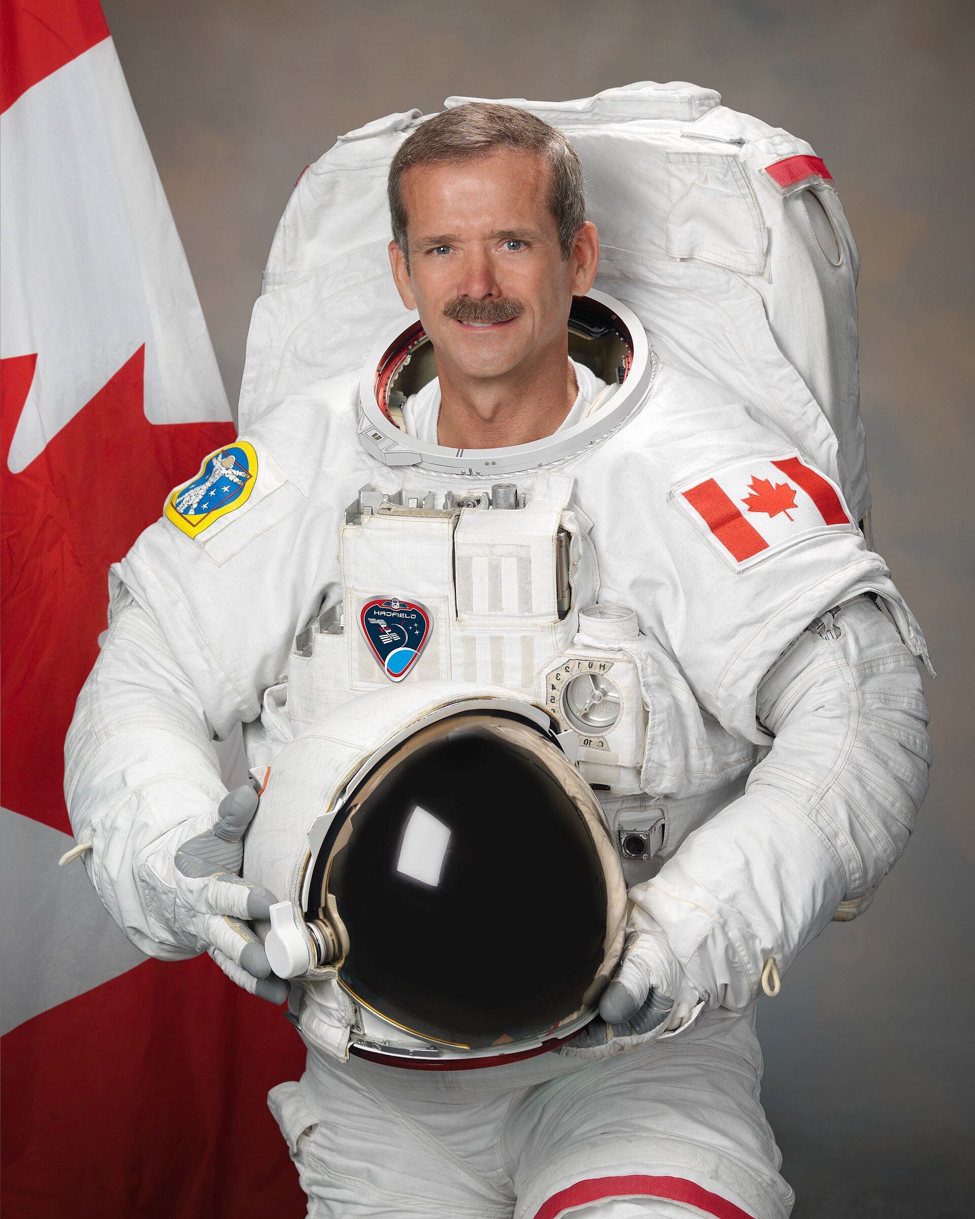 Imagem de referência de Chris Hadfield, descrito nos dados abertos como ex-astronauta canadense