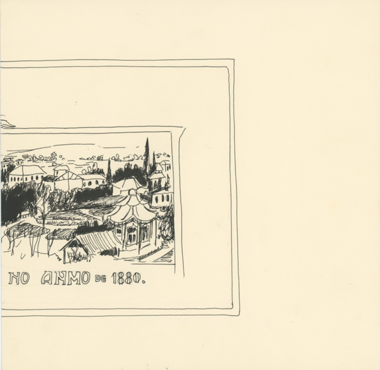 Imagem de referência de Campinas (1880), descrito nos dados abertos como desenho de Fúlvia Gonçalves (FG 3)