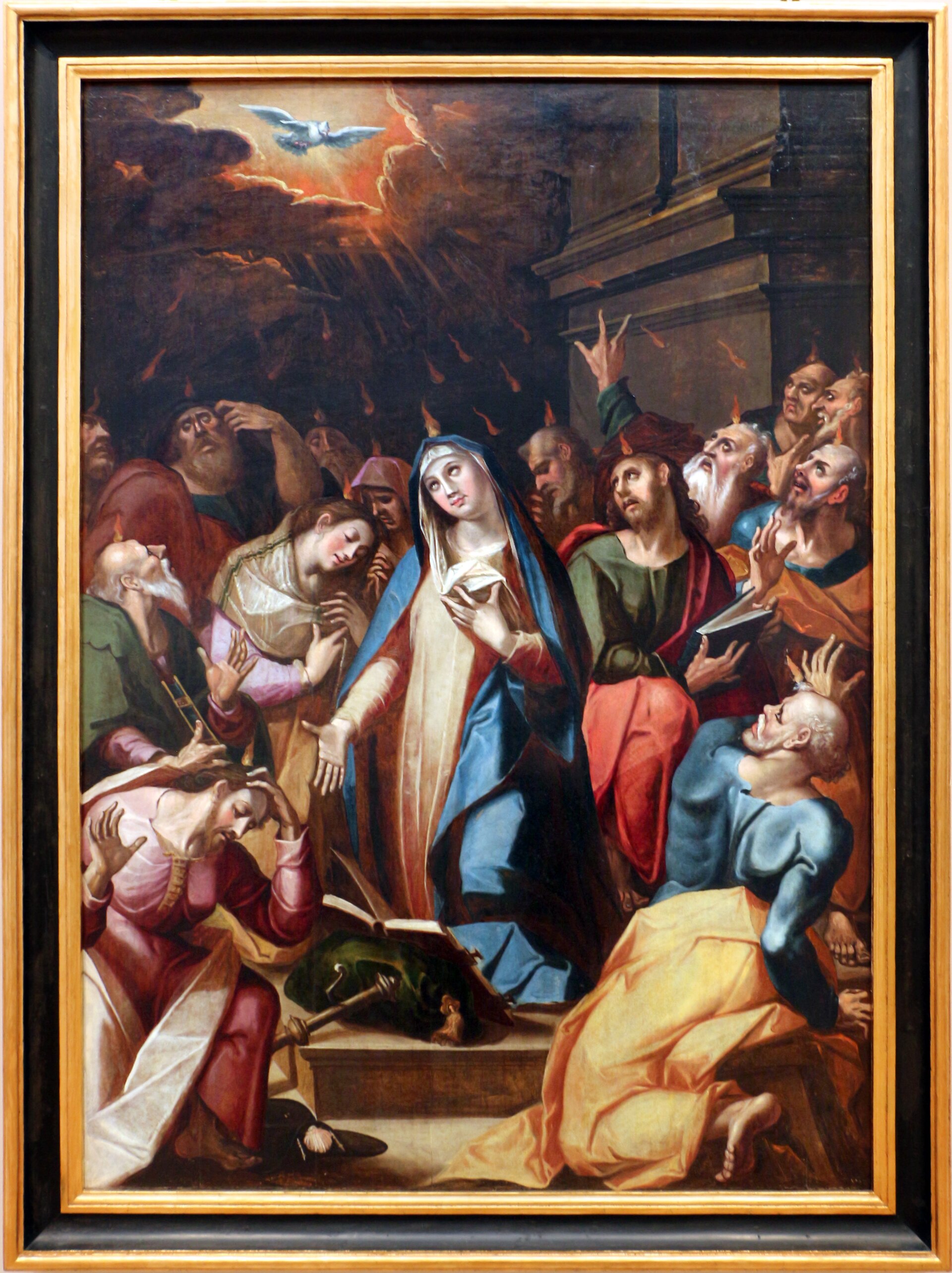 Imagem de referência relacionada a Pentecostes, item descrito como pintura de Fernão Gomes