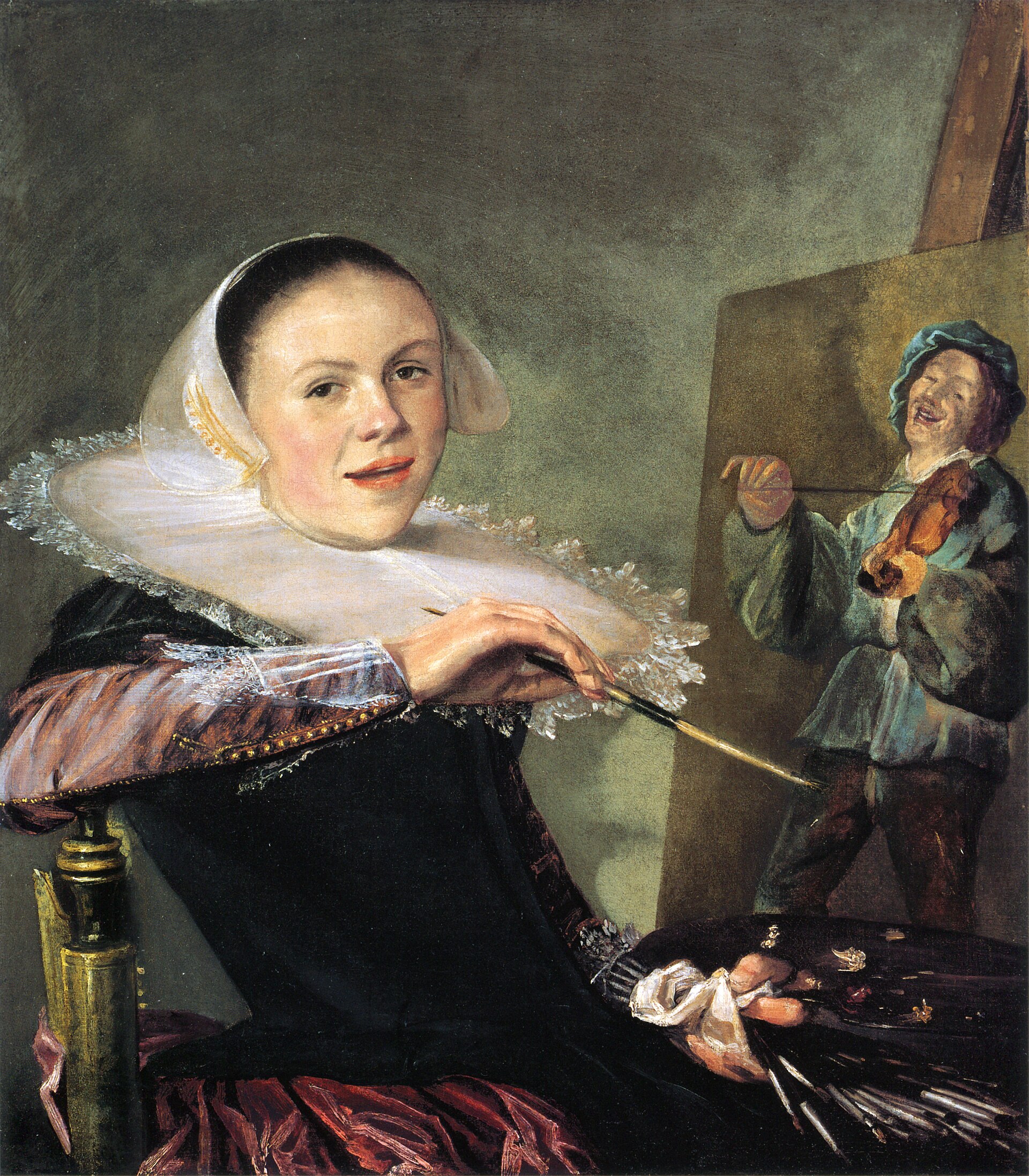 Imagem de referência de Judith Leyster, descrito nos dados abertos como pintora neerlandesa