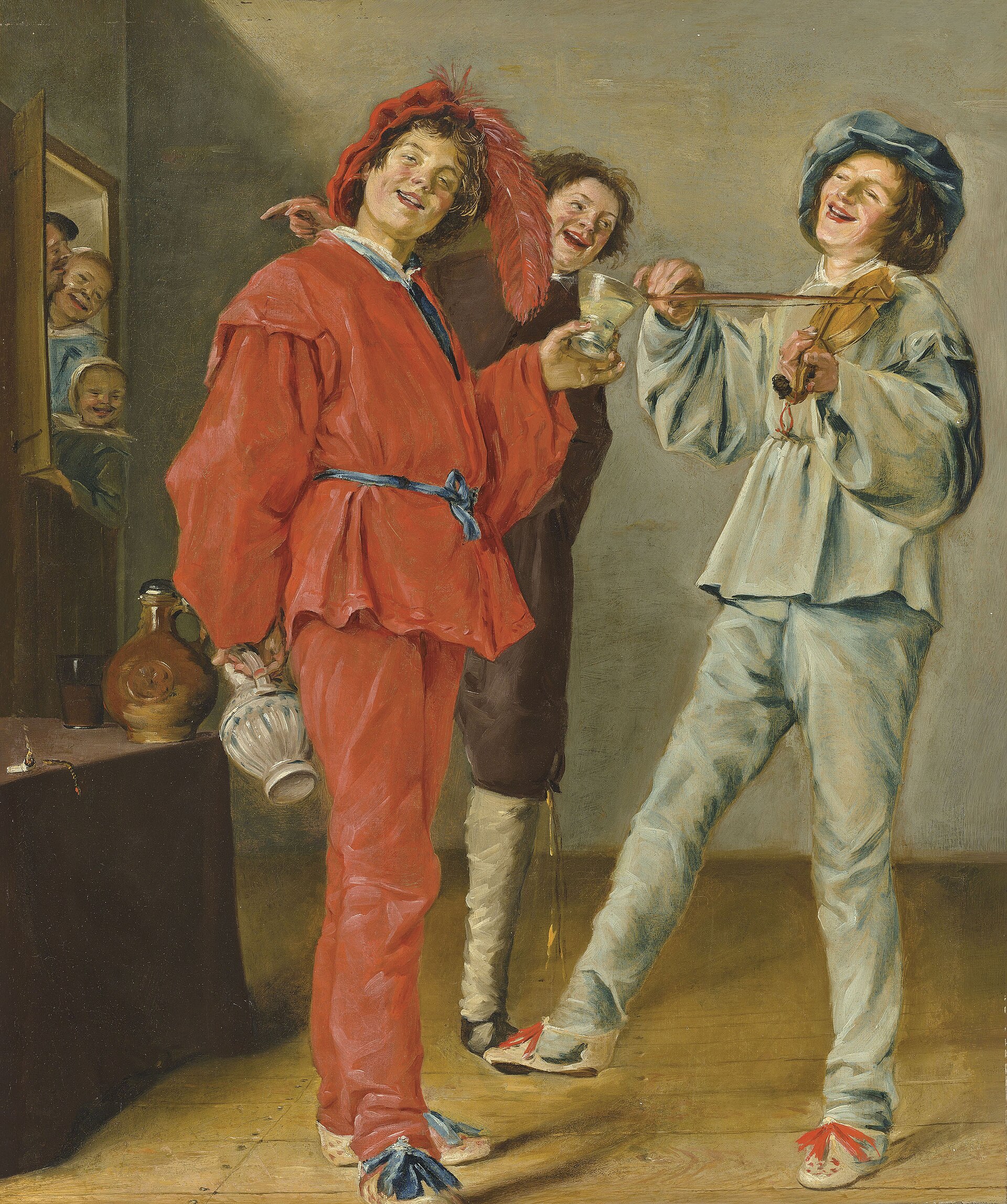 Imagem de referência de Trio alegre, descrito nos dados abertos como pintura de Judith Leyster