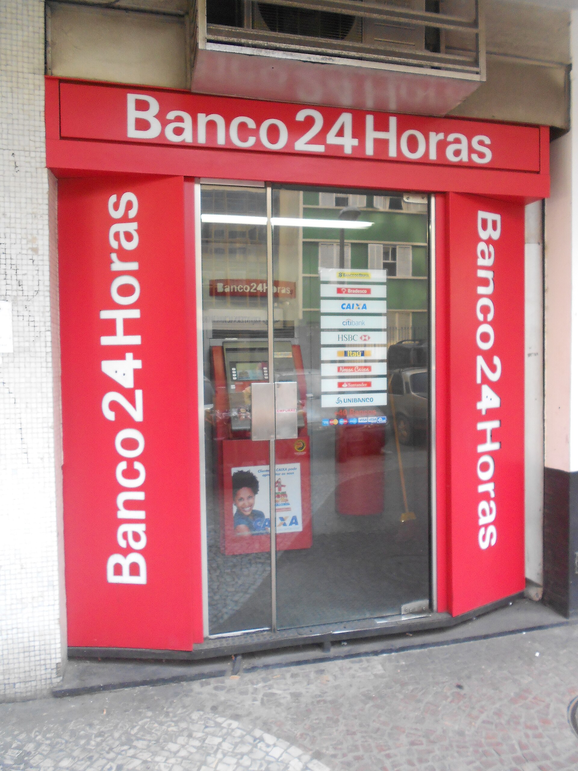 Imagem de referência relacionada a Banco 24 Horas, item descrito como rede interbancária brasileira