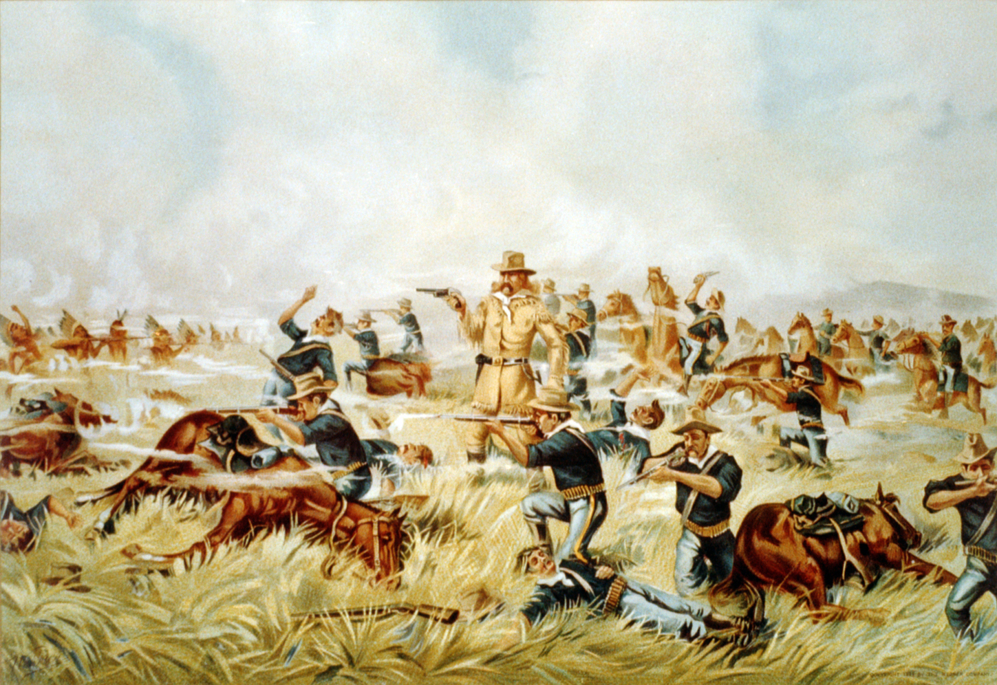 Imagem de referência de Custer's Last Stand, descrito nos dados abertos como filme de 1936 dirigido por Elmer Clifton