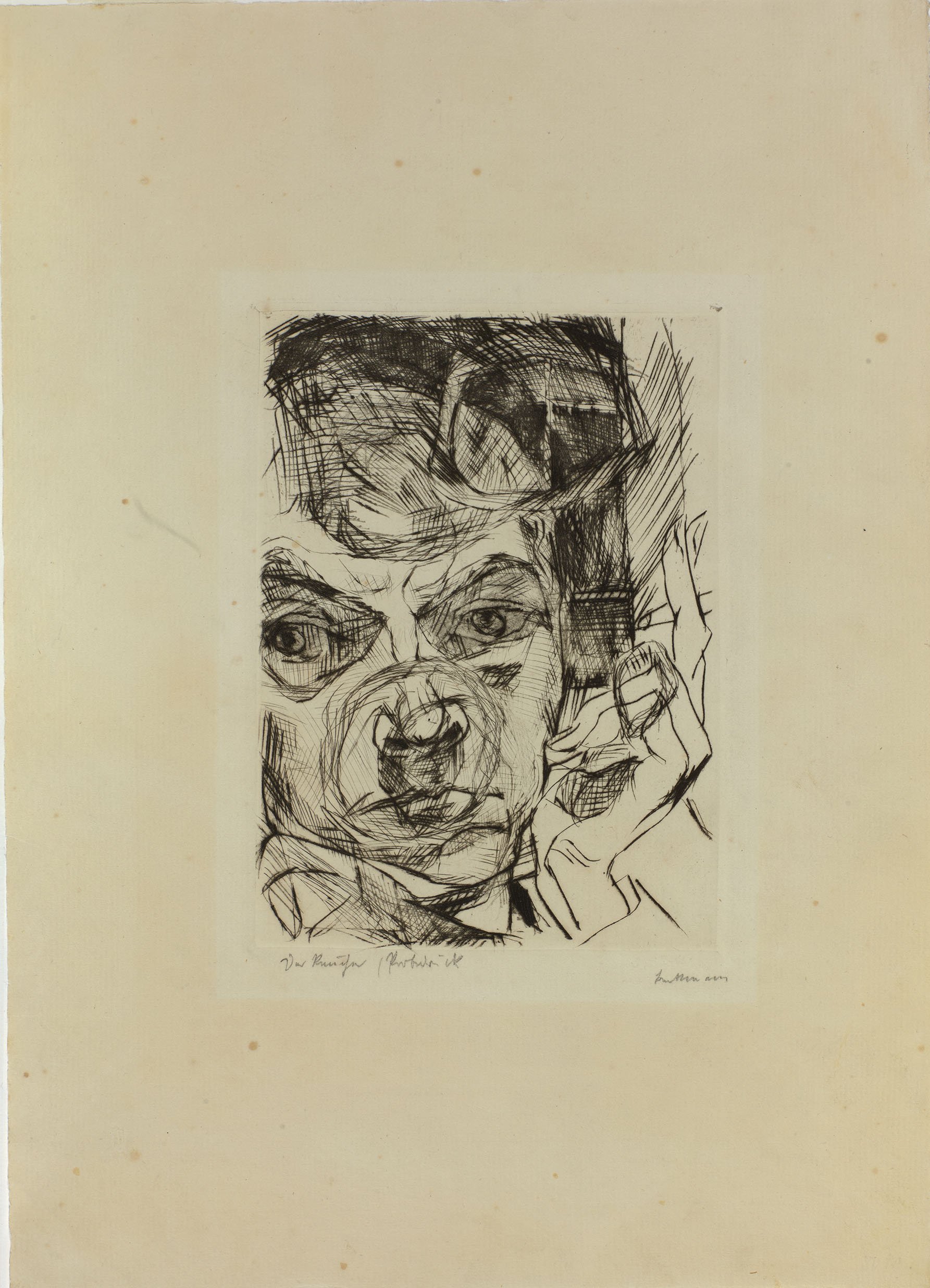 Imagem de referência de Max Beckmann, descrito nos dados abertos como professor académico alemão