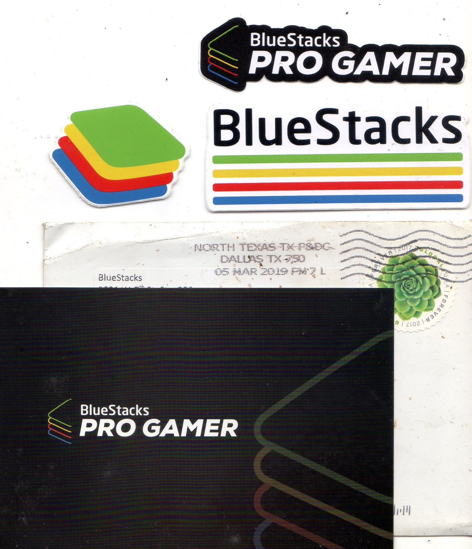 Imagem de referência relacionada a BlueStacks, item descrito como empresa de tecnologia americana