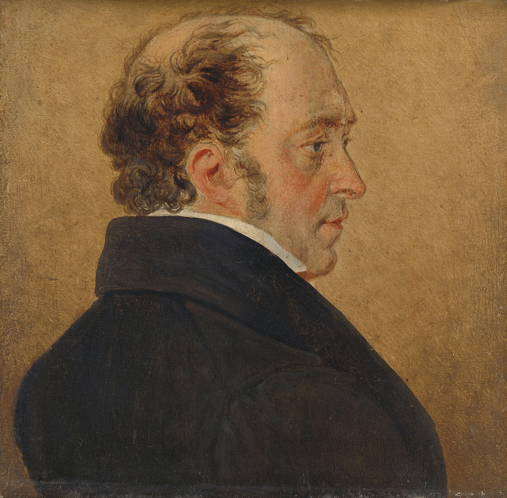 Imagem de referência de Auto-retrato, descrito nos dados abertos como pintura de Mathieu Ignace van Bree