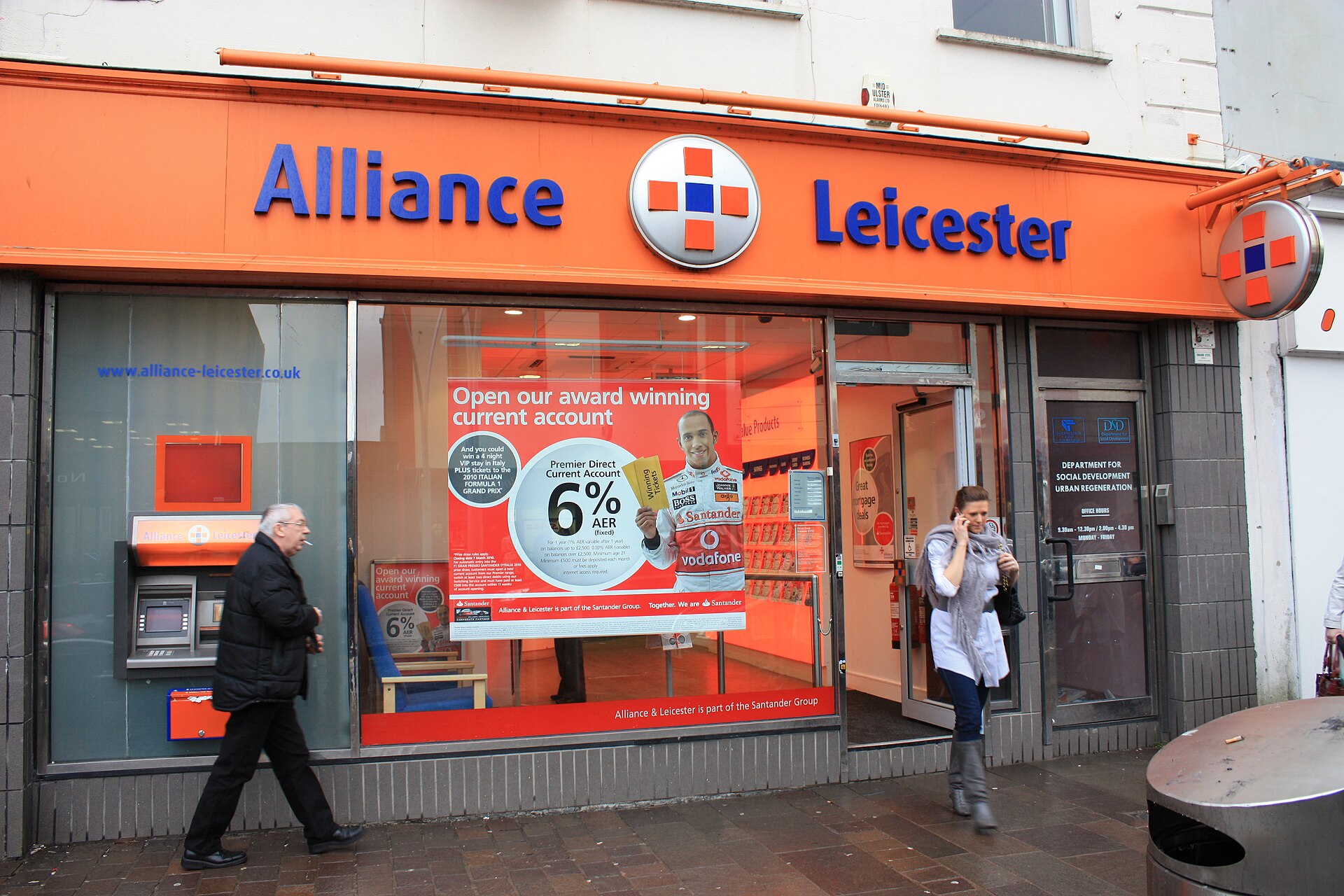 Imagem de referência relacionada a Alliance & Leicester, item descrito como registro de referência sobre Alliance & Leicester, organizado a partir de dados estruturados abertos