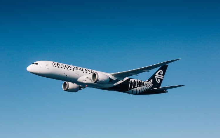 A Boeing Dreamliner 787-9, from the Air New Zealand fleet.