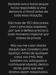 Daniele Bezerra confirma ameaça de morte contra Deolane