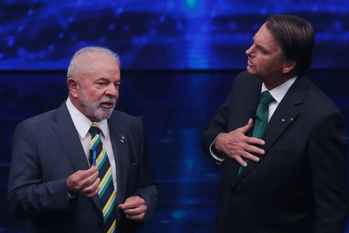 Lula e Jair Bolsonaro