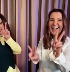 Bispa Sonia Hernandes e Daniella Marques, coordenadora econômica da campanha de Flávio Bolsonaro (PL), comemoraram adiamento do horário de fechamento das urnas durante o segundo turno das eleições, no último domingo, 25; conteúdo foi removido após o TSE confirmar a reeleição de Lula (PT) Foto: Reprodução/Redes Sociais