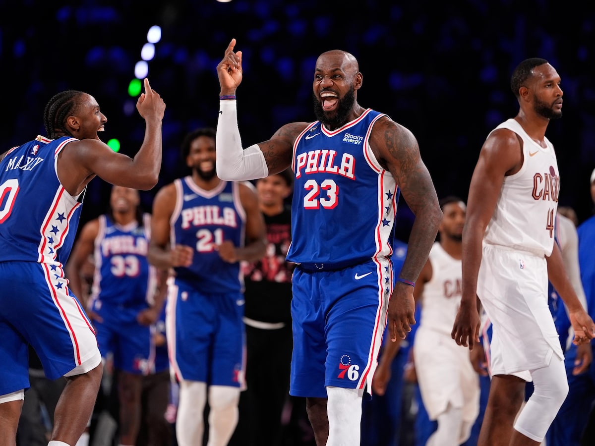 LeBron estreia oficialmente na Filadélfia com virada épica dos 76ers na NBA: ‘Tudo o que sonhei’