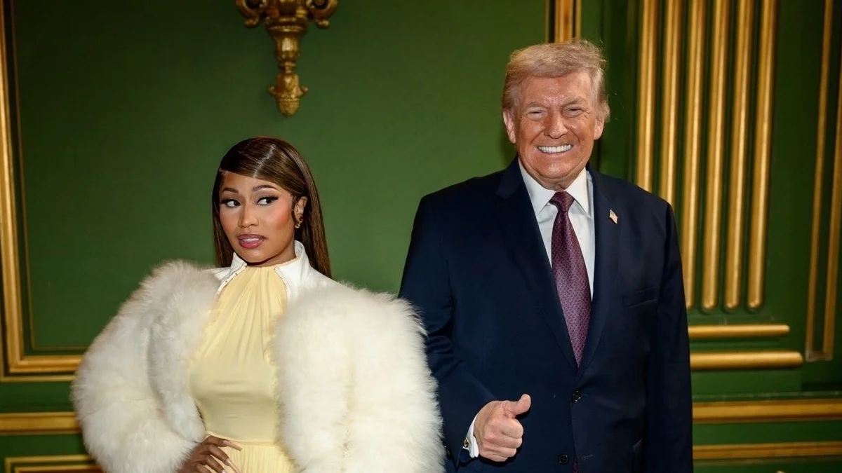 Trump elogia bumbum de Nicki Minaj durante comício nos EUA