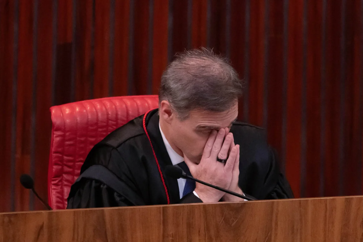 Ministro Andre Mendonca durante sessão no Tribunal Superior Eleitoral TSE Metropoles 7