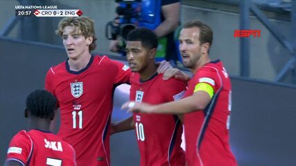 Croácia 0 x 7 Inglaterra | Melhores Momentos | Liga das Nações 2026/27
