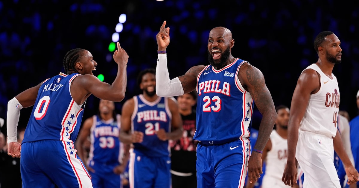 LeBron estreia oficialmente na Filadélfia com virada épica dos 76ers na NBA: ‘Tudo o que sonhei’