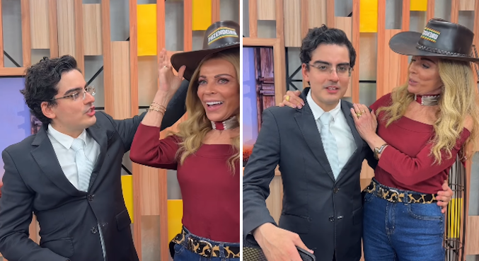 Dudu Camargo passa chapéu de Fazendeiro para Christina Rocha e a enaltece: ‘Grande comunicadora’