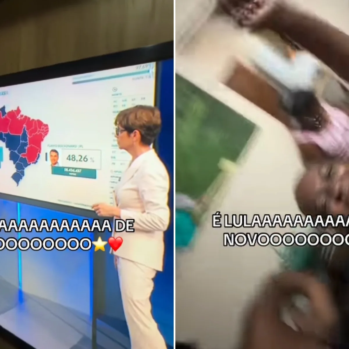 Ana Elisa comemora vitória de Lula ao lado da família em MG