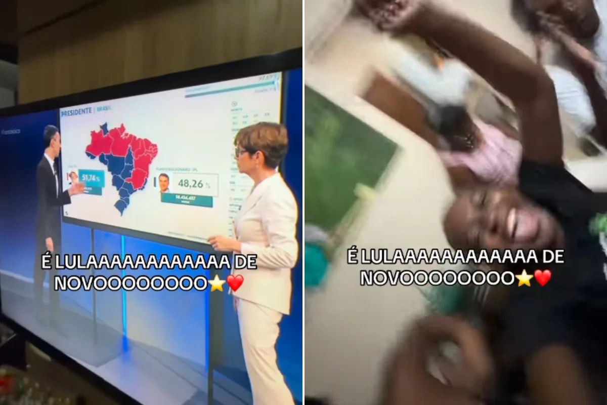 Ana Elisa comemora vitória do Lula