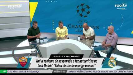 Seleção debate momentos de Endrick e Vini Jr. no Real Madrid: "Mourinho tá dando moral"